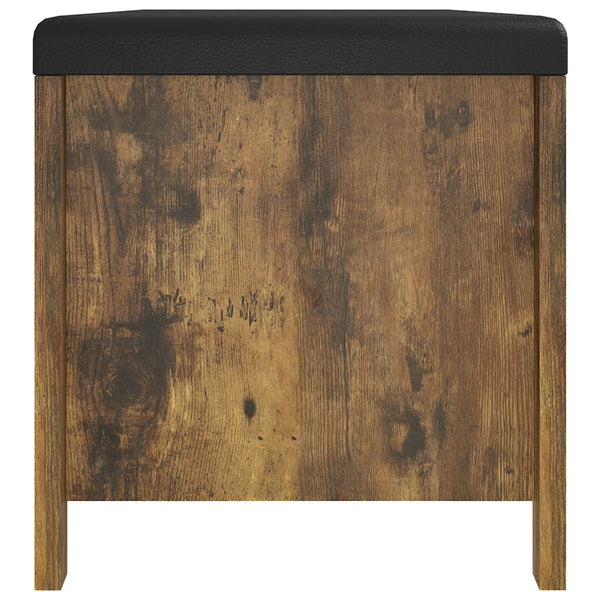 Sitzbank Räuchereiche mit Stauraum 105 cm