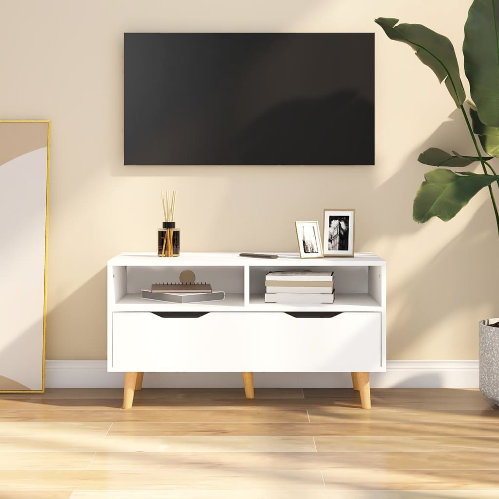TV-Schrank Weiß 90 cm