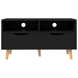 Schwarzer TV-Schrank 90 cm