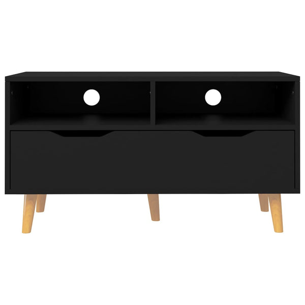 Schwarzer TV-Schrank 90 cm