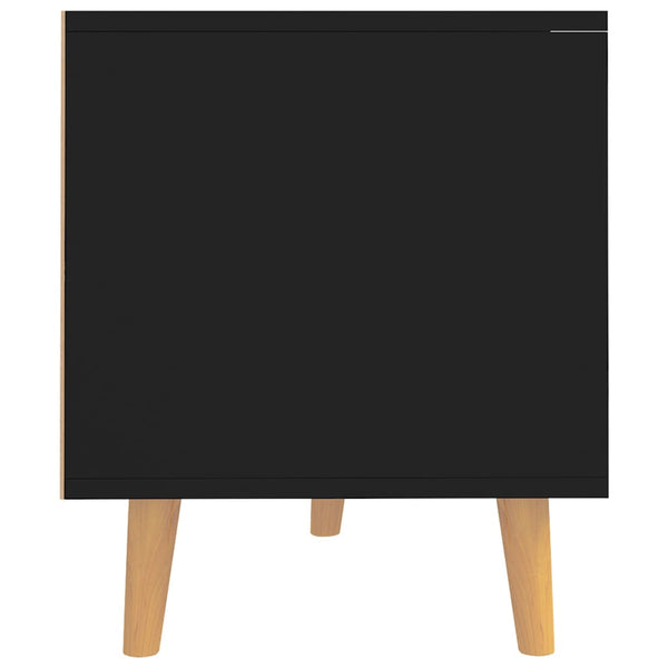 Schwarzer TV-Schrank 90 cm