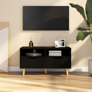 Schwarzer TV-Schrank 90 cm
