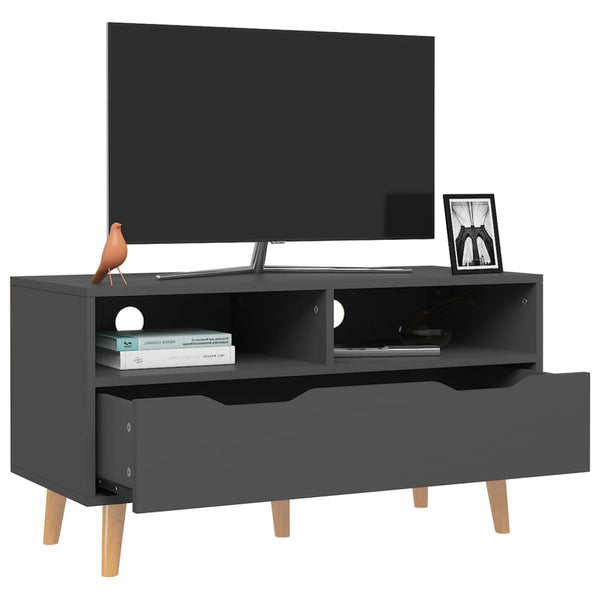 Grauer TV-Schrank 90 cm