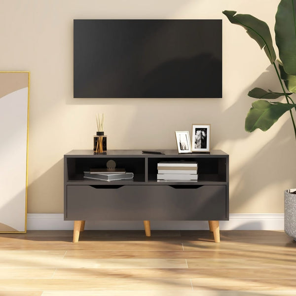 Grauer TV-Schrank 90 cm