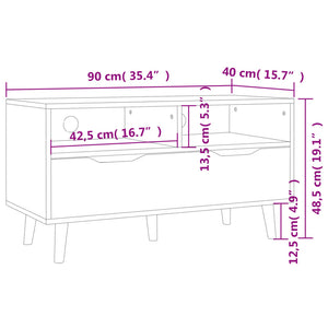 TV-Schrank Sonoma-Eiche 90 cm