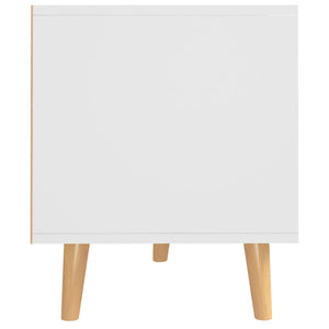 TV-Schrank Weiß Sonoma-Eiche 90 cm