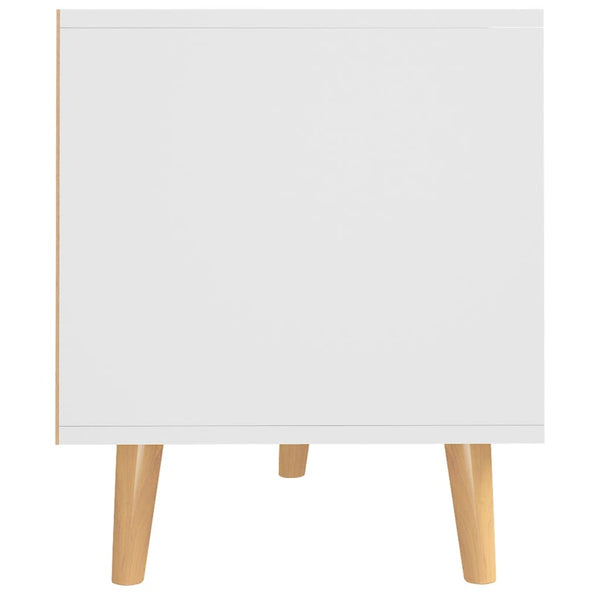 TV-Schrank Weiß Sonoma-Eiche 90 cm