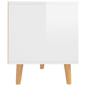 TV-Schrank Weiß Hochglanz 90 cm