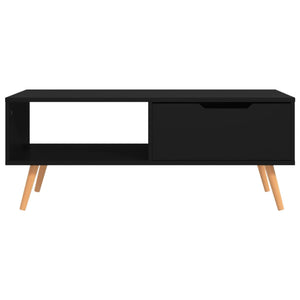 Schwarzer Couchtisch 100 cm