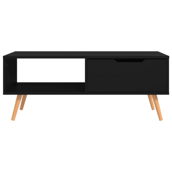 Schwarzer Couchtisch 100 cm