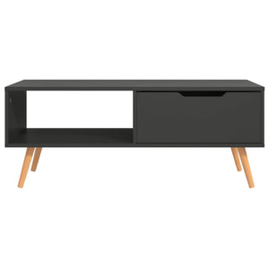 Grauer Couchtisch 100x49,5 cm