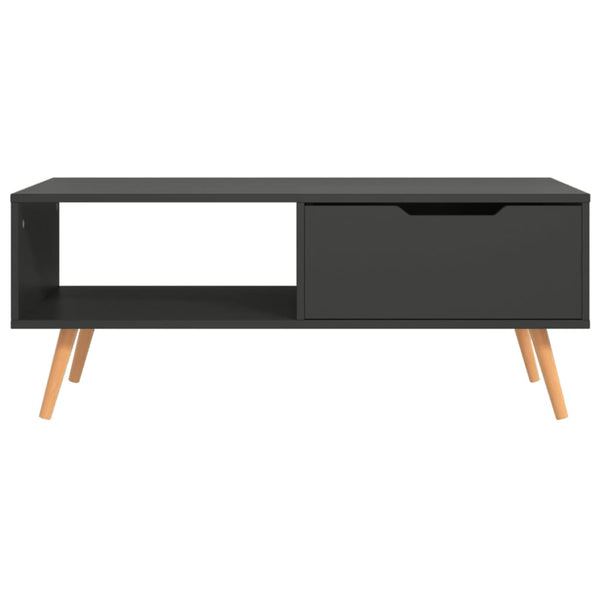 Grauer Couchtisch 100x49,5 cm