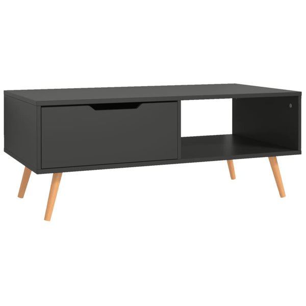 Grauer Couchtisch 100x49,5 cm