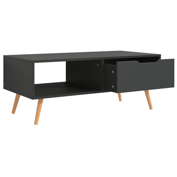 Grauer Couchtisch 100x49,5 cm