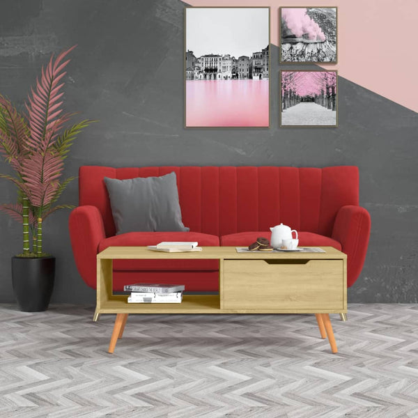 Couchtisch Sonoma Eiche 100 cm