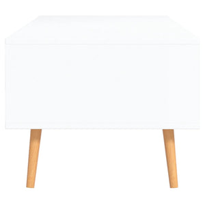 Couchtisch Weiß Sonoma-Eiche 100 cm