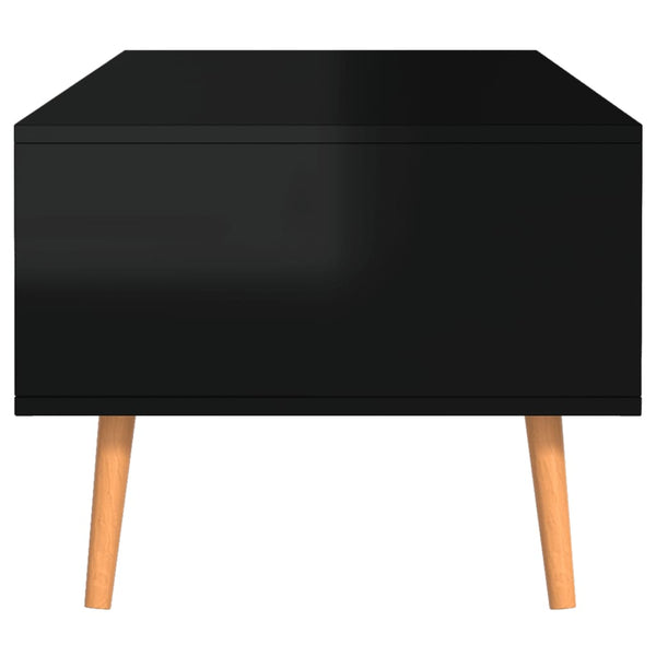 Couchtisch Schwarz Hochglanz 100 cm