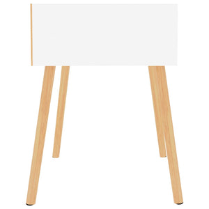 Weißer Nachttisch 40x40x56 cm