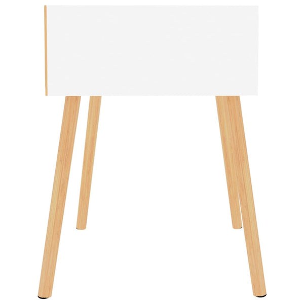 Weißer Nachttisch 40x40x56 cm