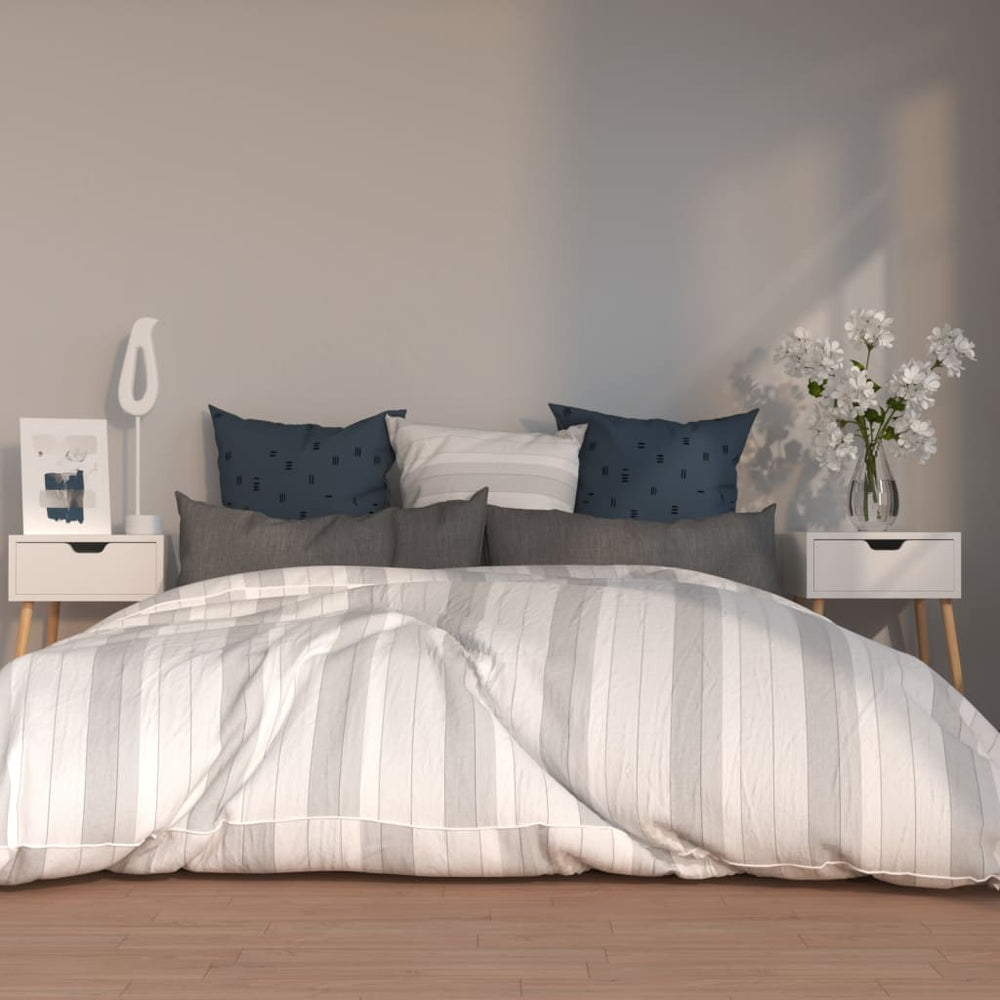 vidaXL Nightstands 2 pcs. White 40x40x56 cm Engineered Wood