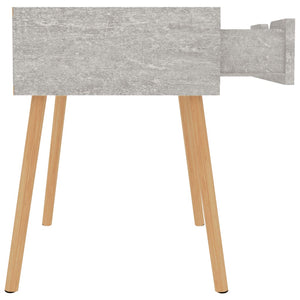 Betongrauer Nachttisch 40x40x56 cm