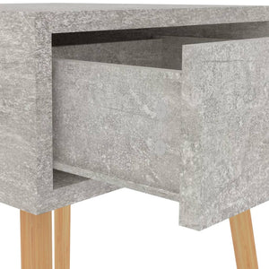 Betongrauer Nachttisch 40x40x56 cm