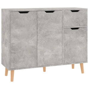 Betongraues Sideboard 90 cm