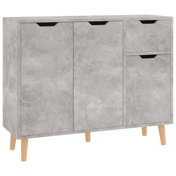 Betongraues Sideboard 90 cm