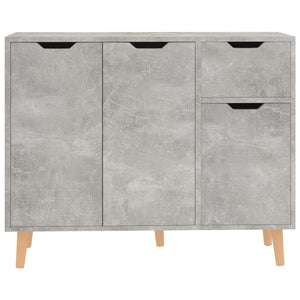 Betongraues Sideboard 90 cm
