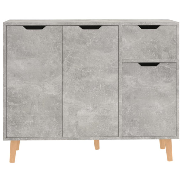 Betongraues Sideboard 90 cm