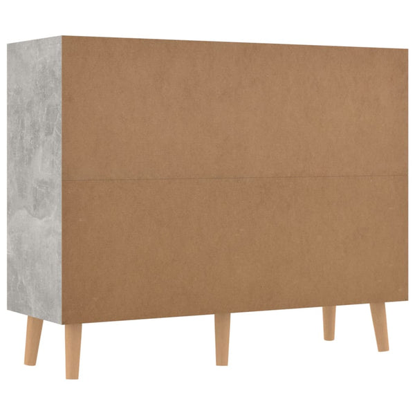 Betongraues Sideboard 90 cm