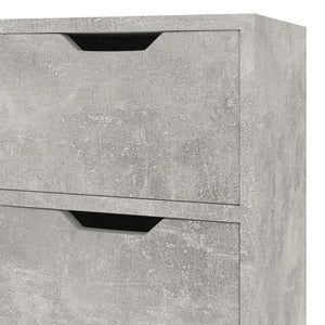 Betongraues Sideboard 90 cm