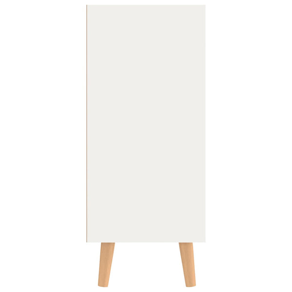 Sideboard Weiß Sonoma-Eiche 90 cm