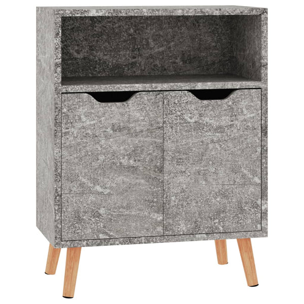 Betongraues Sideboard 60 cm