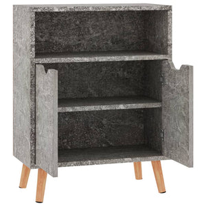 Betongraues Sideboard 60 cm