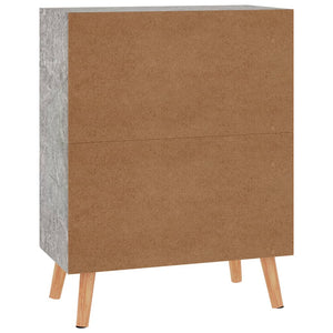 Betongraues Sideboard 60 cm