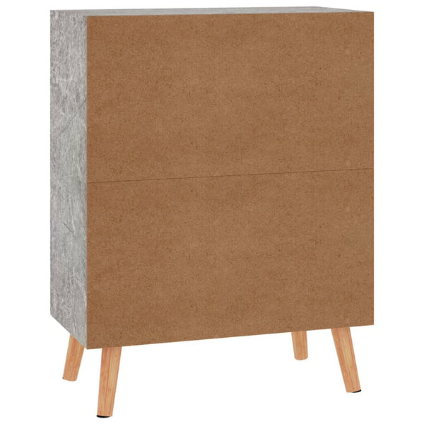 Betongraues Sideboard 60 cm