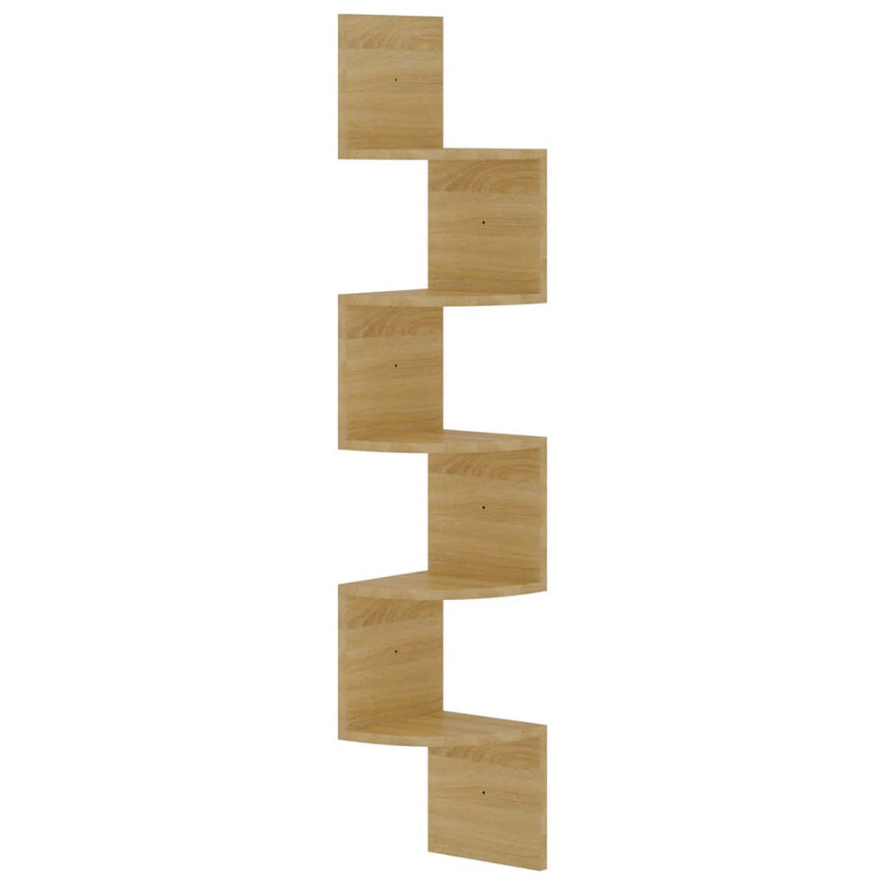 Eckregal Sonoma Eiche, 123cm