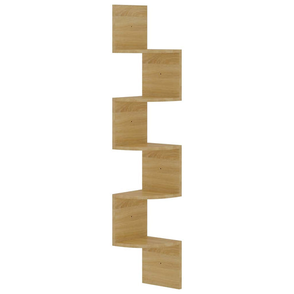 Eckregal Sonoma Eiche, 123cm