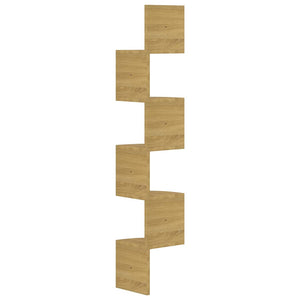 Eckregal Sonoma Eiche, 123cm