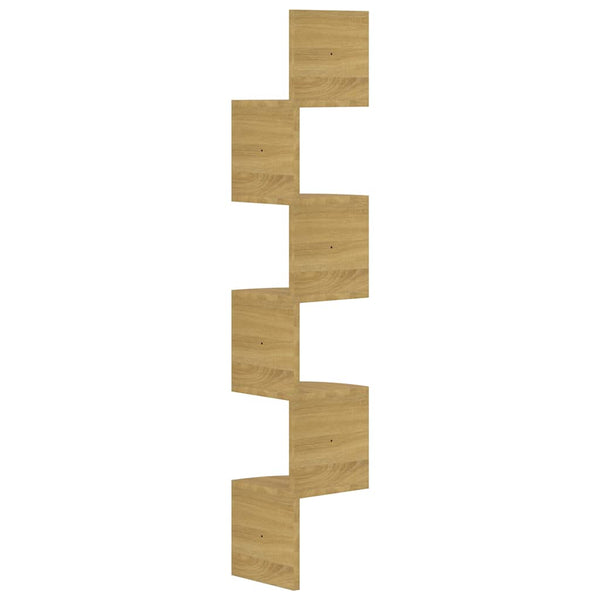 Eckregal Sonoma Eiche, 123cm