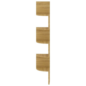 Eckregal Sonoma Eiche, 123cm