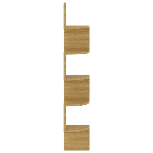 Eckregal Sonoma Eiche, 123cm