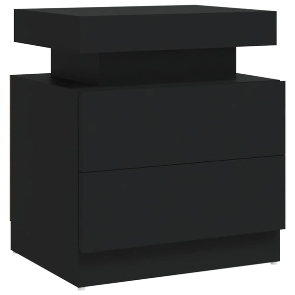 Schwarzer Nachttisch 45x35x52 cm