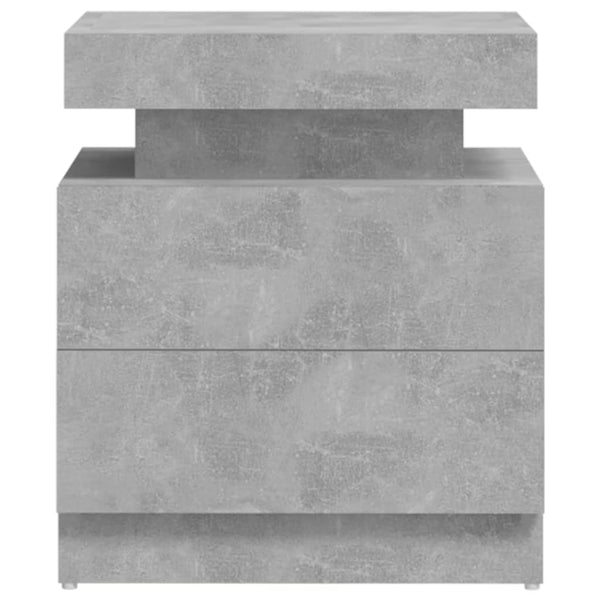 Betongrauer Nachttisch 45x35x52 cm