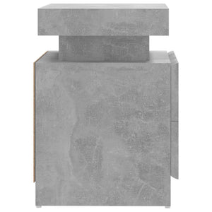 Betongrauer Nachttisch 45x35x52 cm
