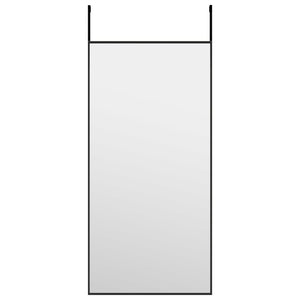 Schwarzer Türspiegel 30x60 cm