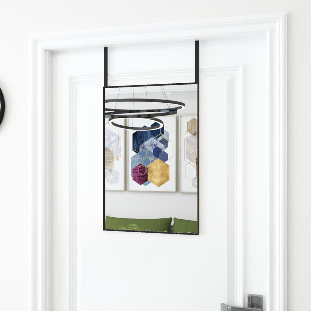 Türspiegel Schwarz 40x60 cm