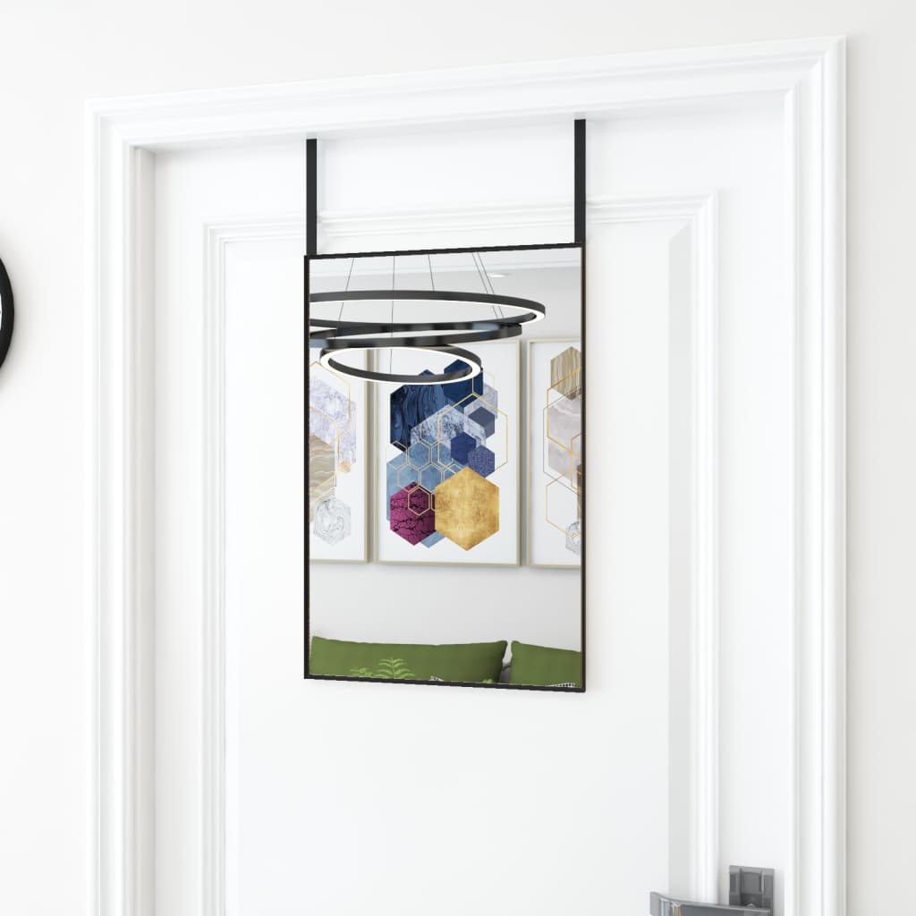 Türspiegel Schwarz 40x60 cm
