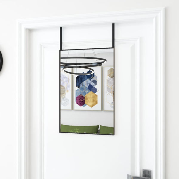 Türspiegel Schwarz 40x60 cm